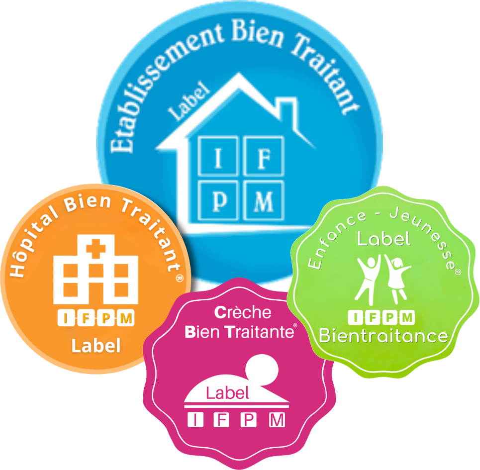 labels-bientraitance-transparent Labels Bientraitance IFPM : Établissement, Hôpital, Crèche et Enfance-Jeunesse